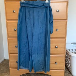 Chambray Culottes